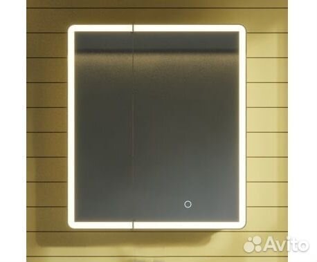 Зеркальный шкаф в ванную Мира