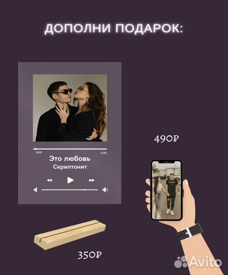 Фоторамка с песней / Подарок