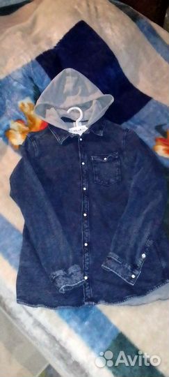 Рубашка джинсовая