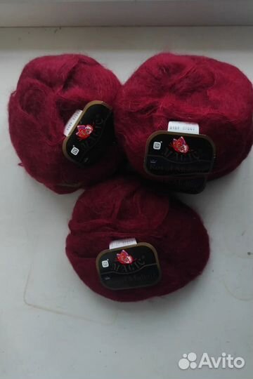 Пряжа для вязания мохер