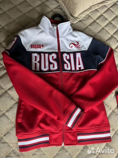 Спортивный костюм bosco женский красный