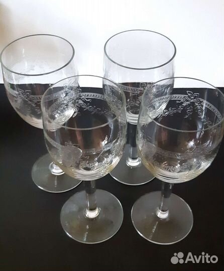 Старинные бокалы, пантография