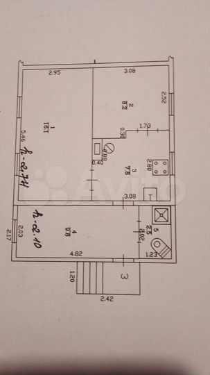 Дом 44,4 м² на участке 4,8 сот.