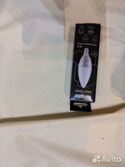 Navigator NLL-C37-7-230-rgbwww E14 wifi лампа