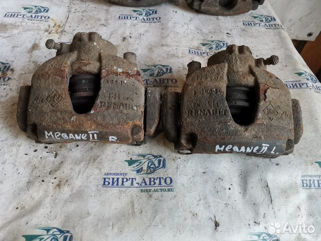 Суппорт тормозной передний Renault Megane II реста