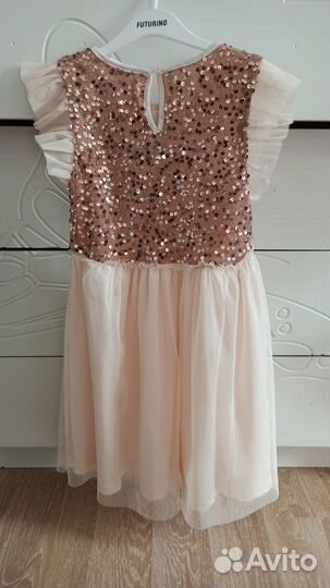 Нарядное платье для девочки 122 128
