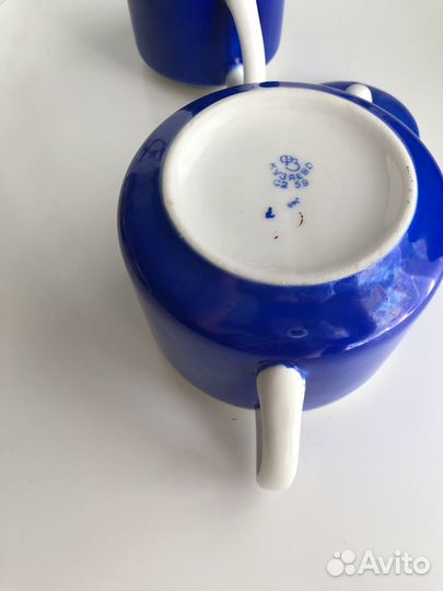 Сервиз СССР чайный чашки пары чайник редкие