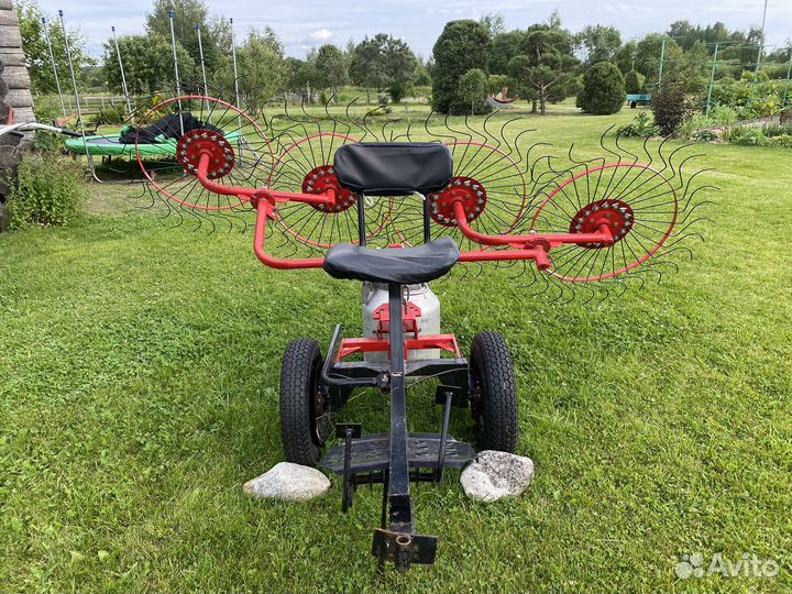 Ворошилка для мотоблока с адаптором