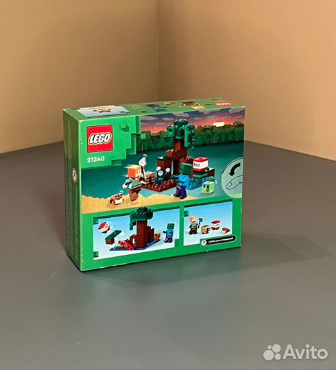 Lego minecraft Болотное приключение 21240