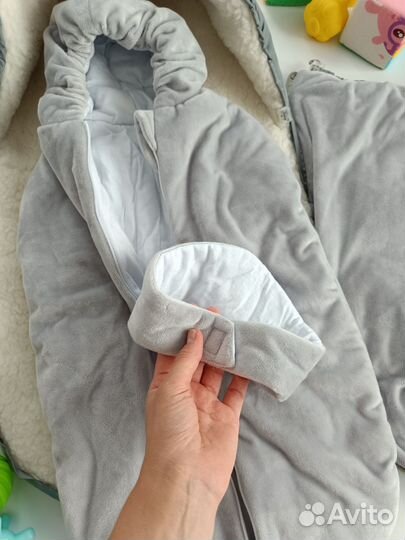 Зимний конверт в коляску