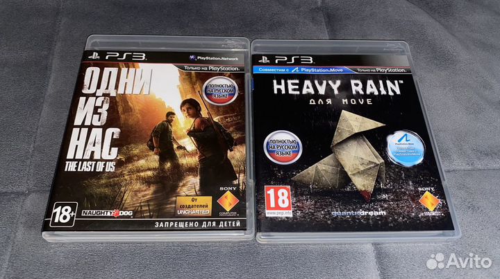 Игры ps3: Один из нас; Heavy Rain