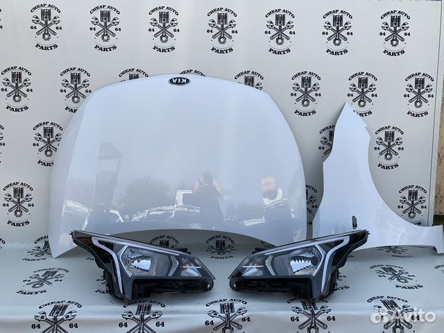 Капот Kia Rio 4 Оригинал 2020-22/Ноускат Киа Рио 4