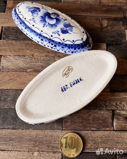 Шкатулка гжель