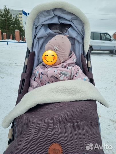 Детские санки коляска с колесами