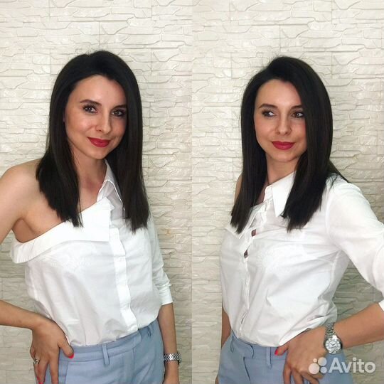 Прикорневой объём в авторской технике