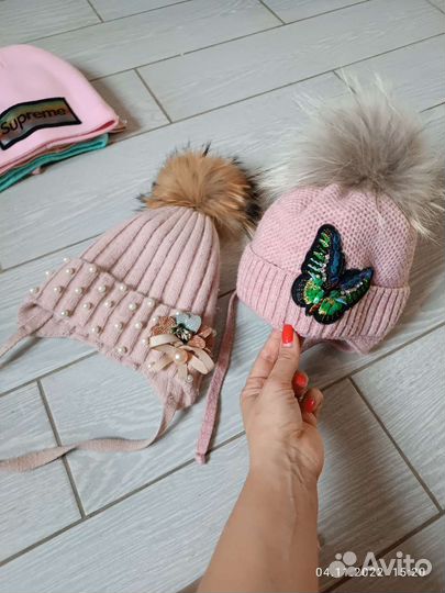 Шапки на девочку