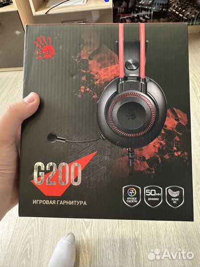 Игровые наушники bloody