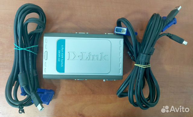D-Link dkvm-4U 4-портовый KVM-переключатель
