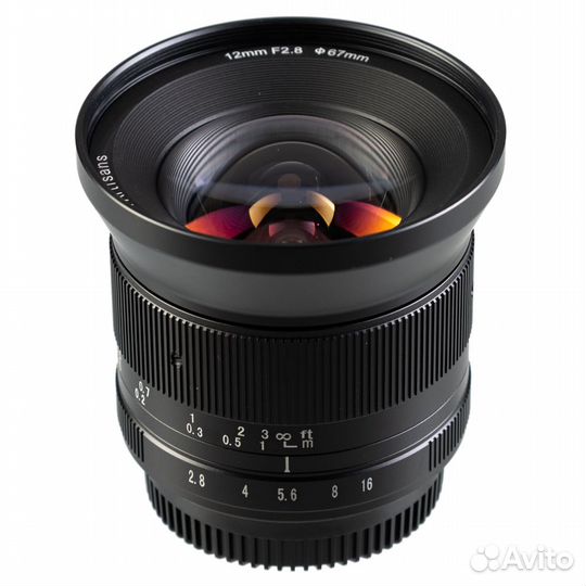Объектив 7artisans 12mm F2.8 II micro 4/3