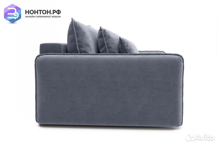 Диван тик-так Антей 3-х местный темно-серый