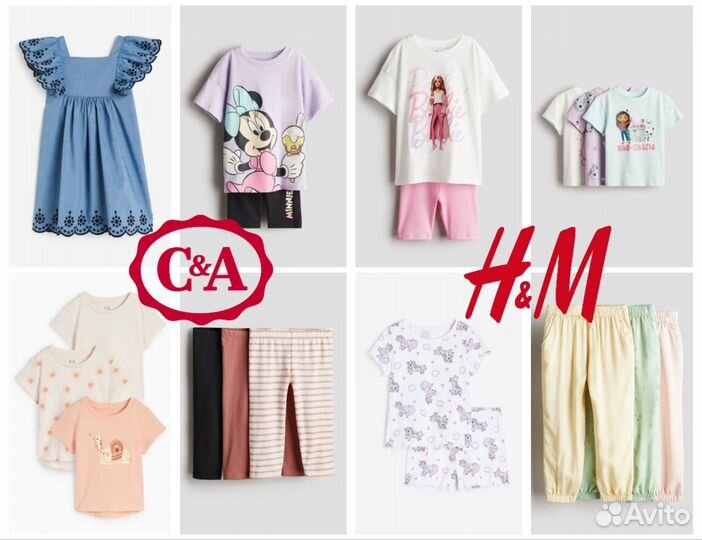 Костюм платье для девочки 98/104 H&M C&A новые