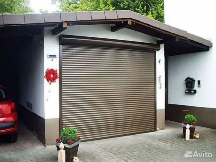 Роллетные ворота новые для больших помещений Под к