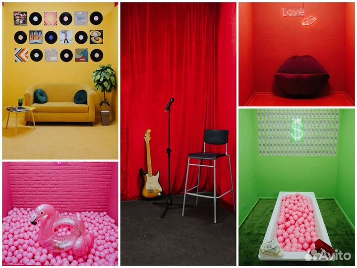 Аренда лофта с яркими фотозонами