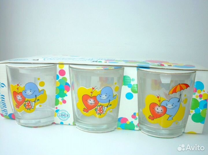 Набор позитивных стаканов :)