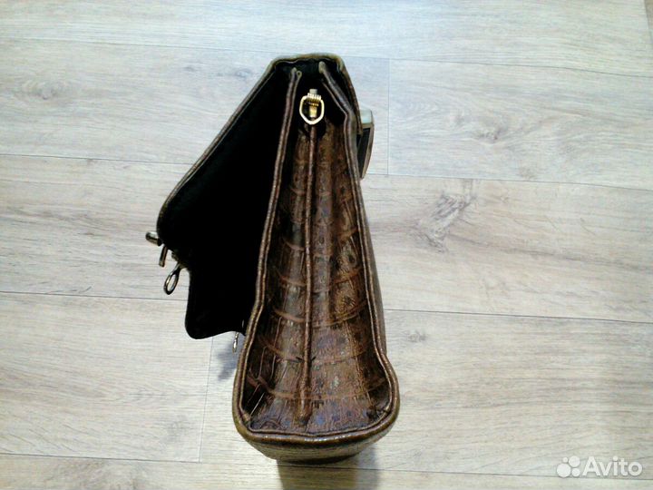 Сумка-портфель жен./ссср,1988 г,натур.кожа