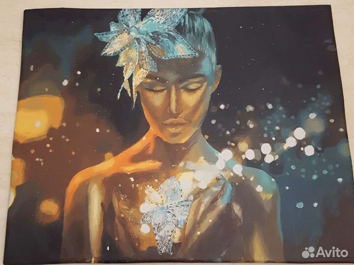 Картина акрилом на холсте