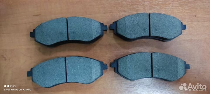 Колодки тормозные дисковые передние