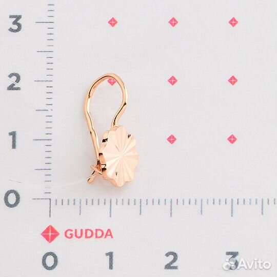 Серьги золотые