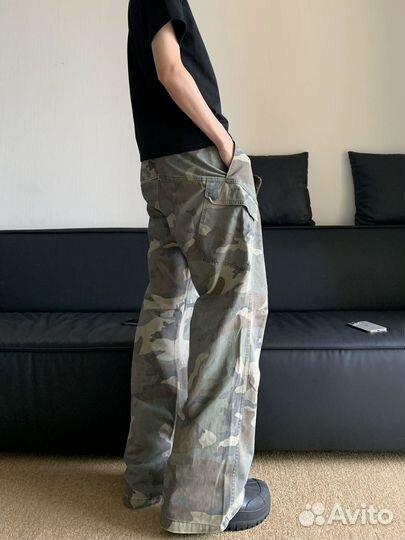 Штаны camo army cargo type vetements