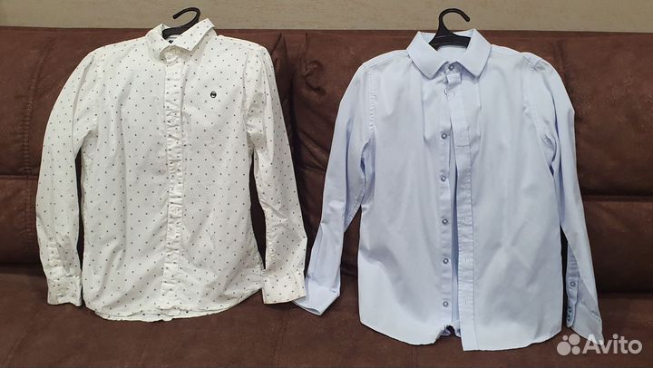 Рубашки для школы, джинсы, брюки 134-140 см