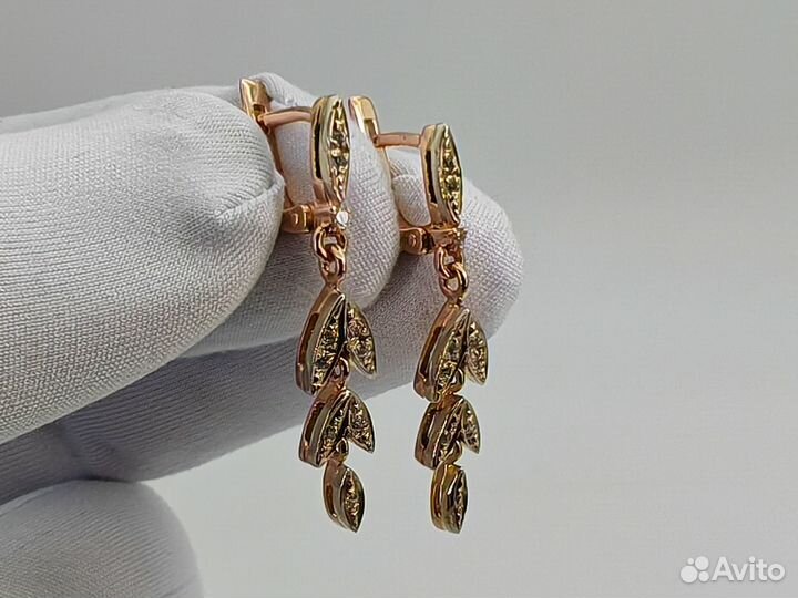 Золотые Серьги 585 пробы. Рассрочка