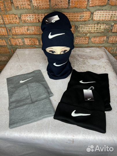 Комплект 2 в 1 шапка+снуд nike