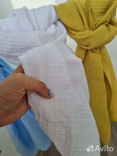 Муслин 2х слойный жатый ткань отрез