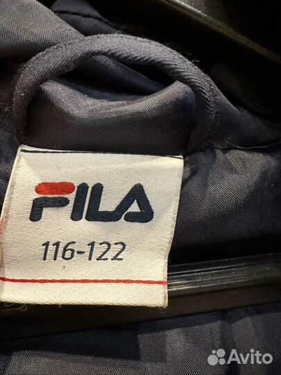 Пуховик для мальчика Fila 116-122