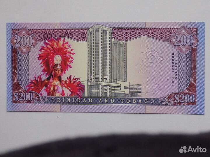 Банкнота. Тринидад и Тобаго 2018 г