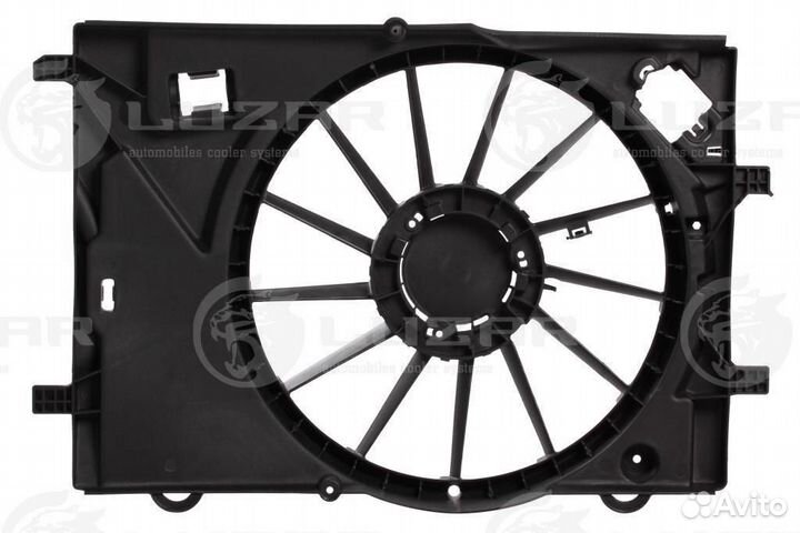 Кожух электровентилятора охлаждения Aveo T300