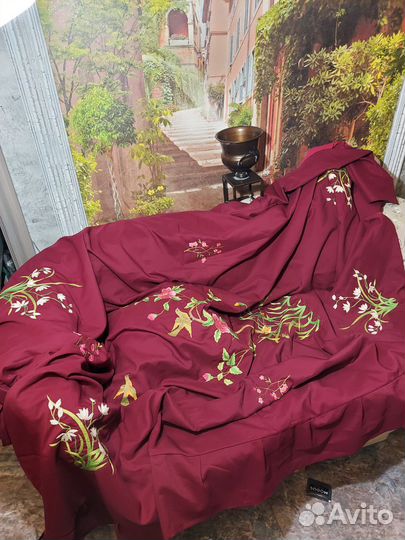 Покрывало вышивка