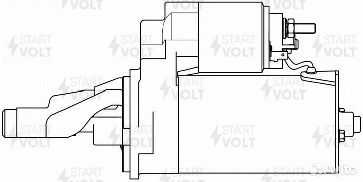 Стартер для а / м vag a6 (97) / a4 (97) / a8 (97) 2.5tdi 2квт (lst 1862)