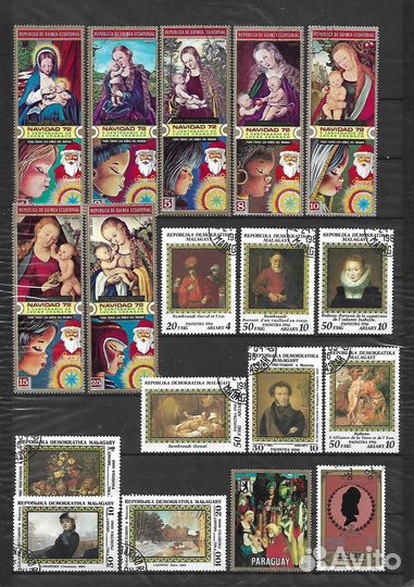 Марки Живопись, искусство и др. Часть 3