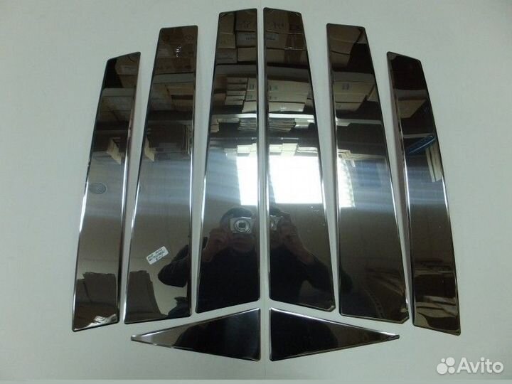 Молдинги дверных стоек Volkswagen Touareg