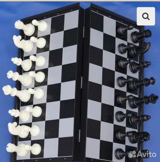 Магнитные шахматы, 3 в 1(шахматы, шашки, нарды.)