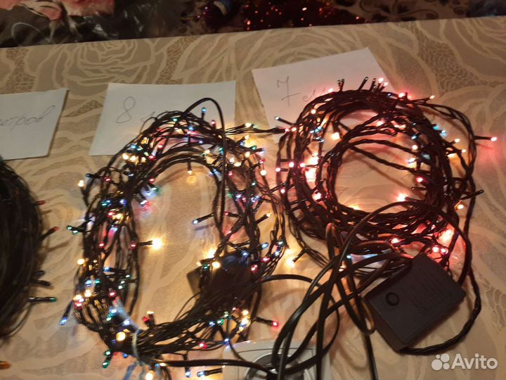 Новогодняя гирлянда 3 шт