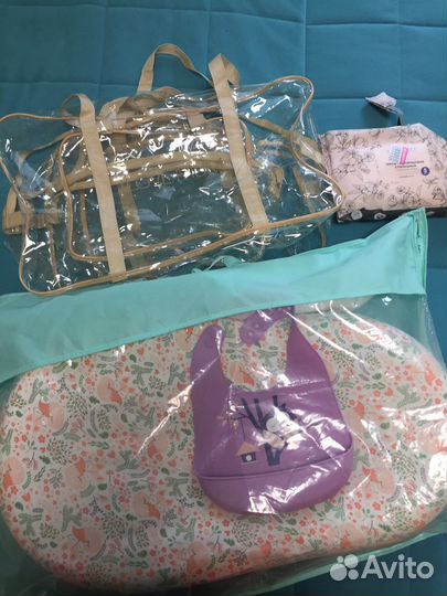 Сумка в роддом,трусы послеродовые,кокон,слюнявчик
