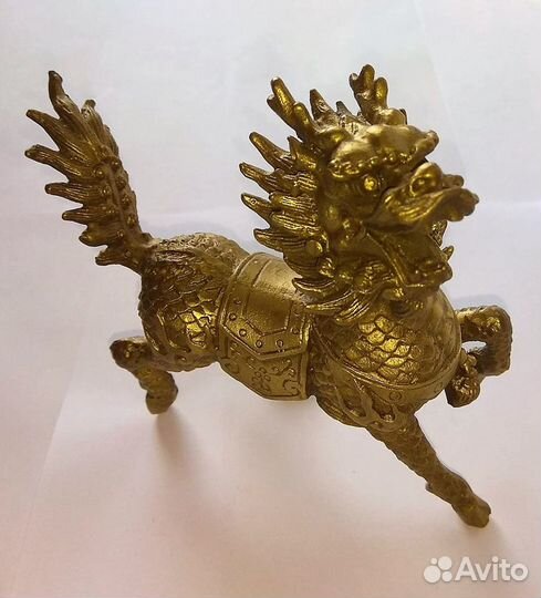 Кирин Дракон - Лошадь Статуэтка из Бронзы RU*627