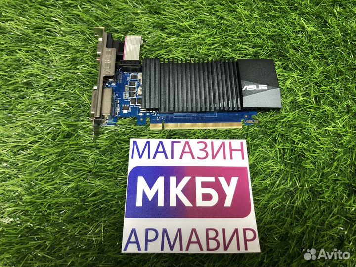Видеокарта asus GT710 1Gb DDR5 32 бит пасив