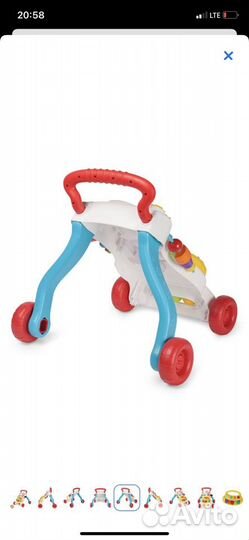 Ходунки каталка baby go со светом и музыкой